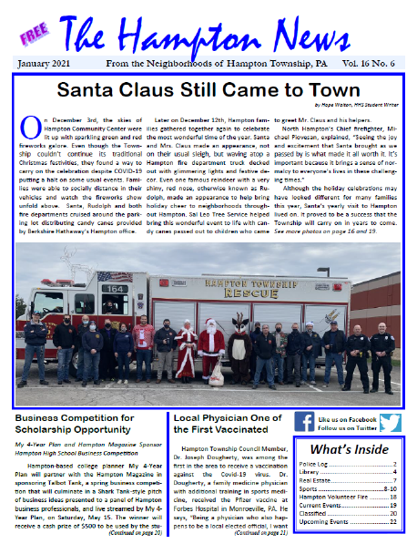 January 2021 is here!
thehamptonnews.net