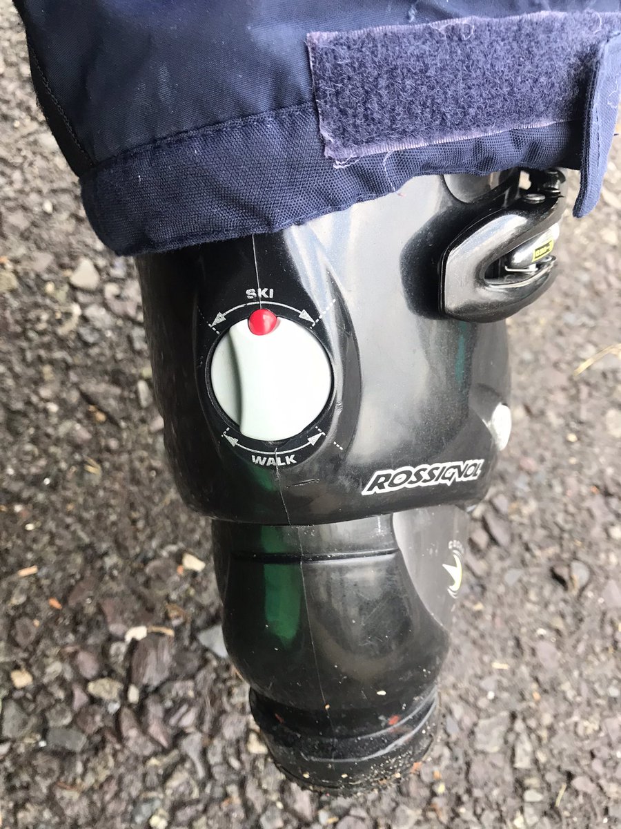sniffkisser's tweet photo. 17 year old snow blades still shredding. Ski mode engage. Just like reebok pumps shoes #skimode #rossignol https://t.co/oQVI0T9IBf