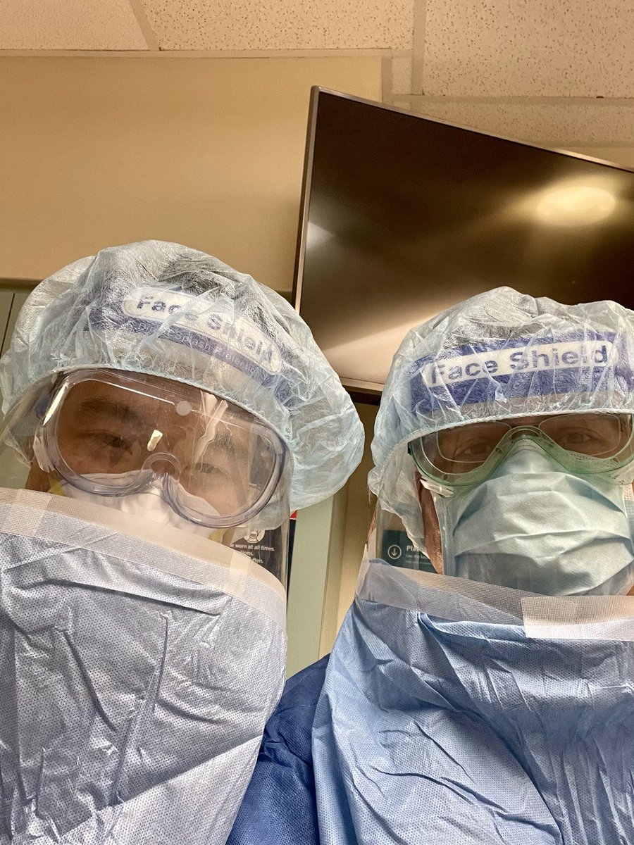 neuroccm's tweet photo. Who’s that next to me? Resident Physician Dr Liauw, M. Immediate pre-intubation safety checklist #ResidentsAreFrontline #COVID19 #MedTwitter ⁦@brainresuslab⁩ https://t.co/BSRvBNmoCM