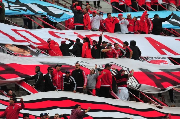 The barra brava have power: they decide when the game starts. If Los Borrachos aren't in place for the 7pm KO, the game wouldn’t start. With their own songs, they make a big show of their entrance heading for their reserved spot in the middle of the terrace.