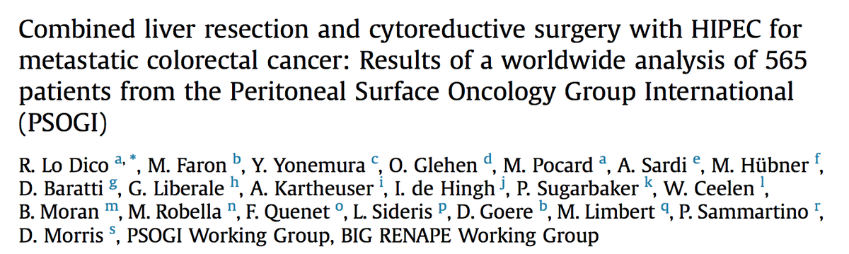 European Journal of Surgical Oncology tweet media