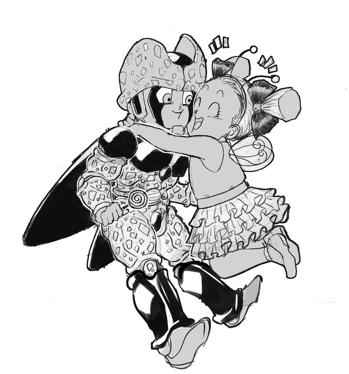 Cell jrs deserve a lot more love ♥ (Headcanon JrxMarron)
#DragonBall #sketch