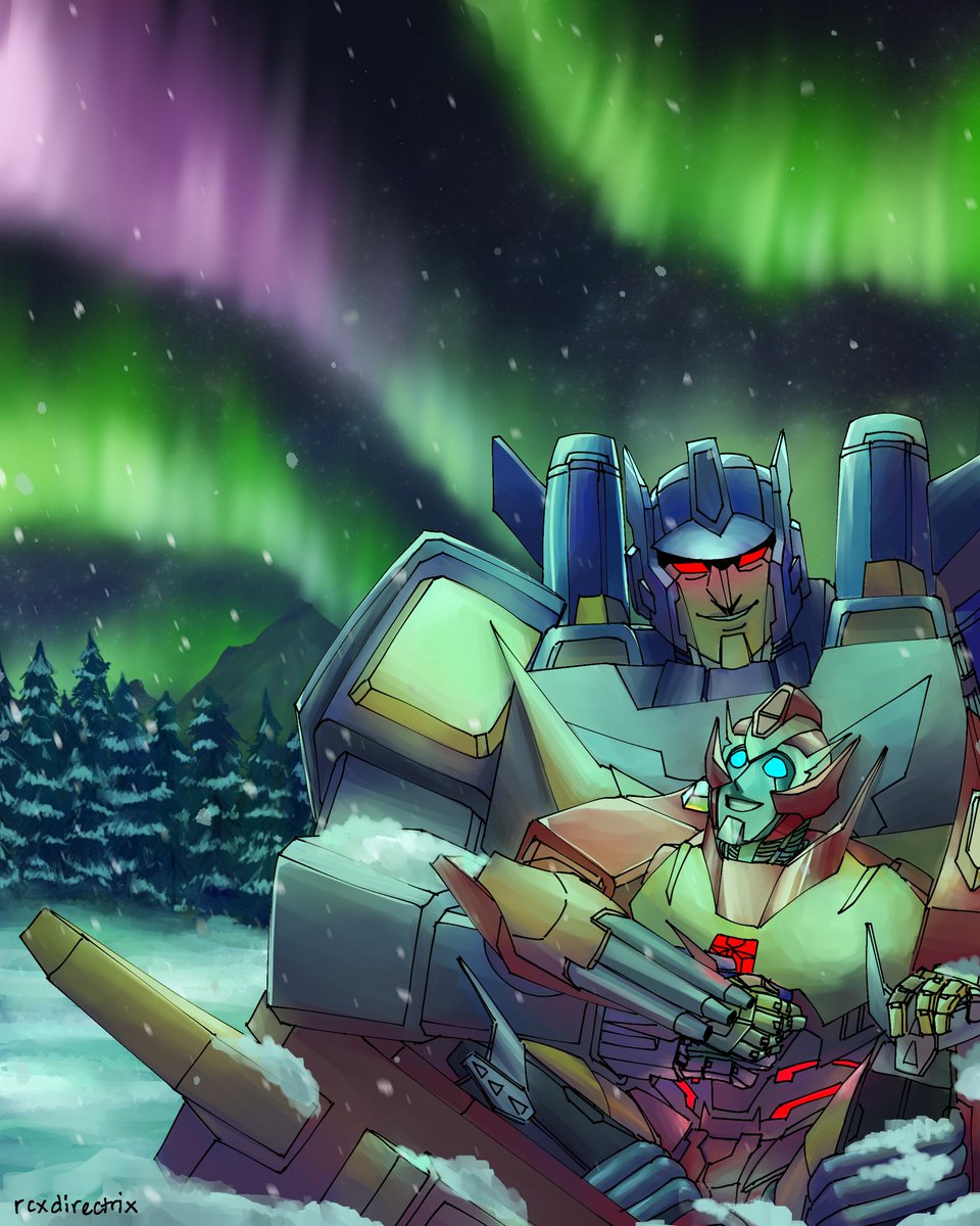 rcxdirectrix's tweet photo. my @SecretSolenoid (1 of 2) gift for lush-specimen at Tumblr with the prompt of rodiclash cuddling for warmth while watching the aurora borealis on a snowy night
#transformers #mtmte #maccadam #rodiclash https://t.co/gcI9dIge9l
