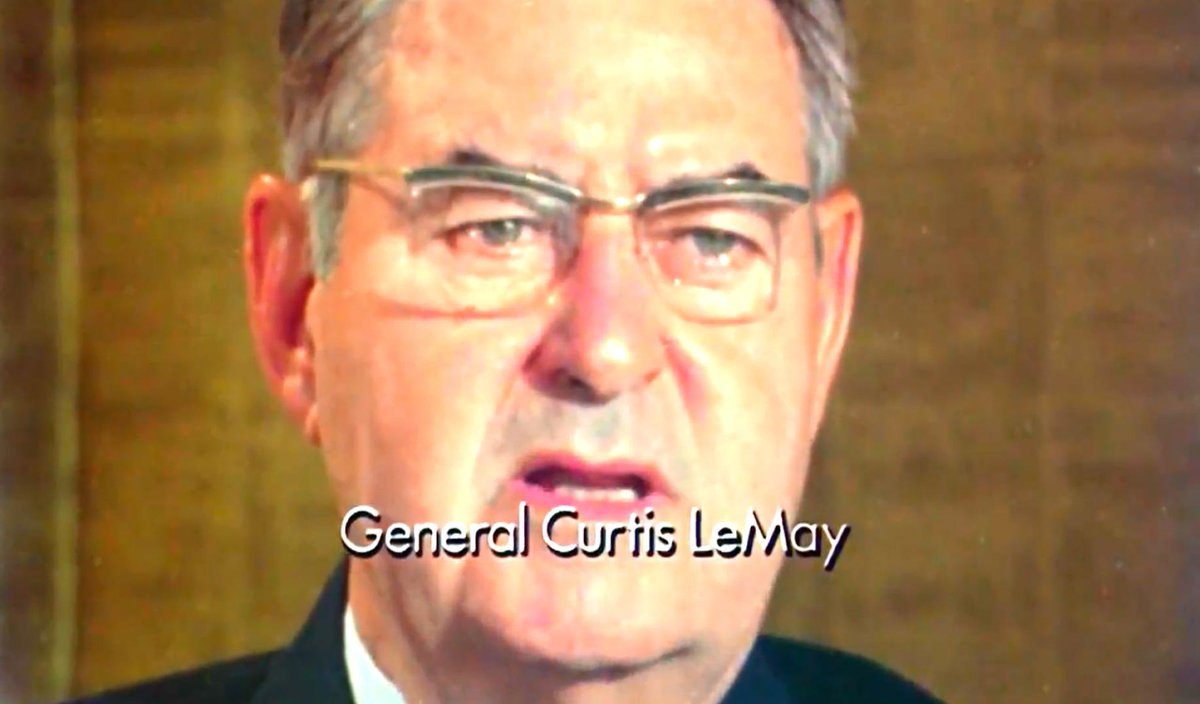 Gen. Curtis LeMay seems pretty mellow in this documentary...