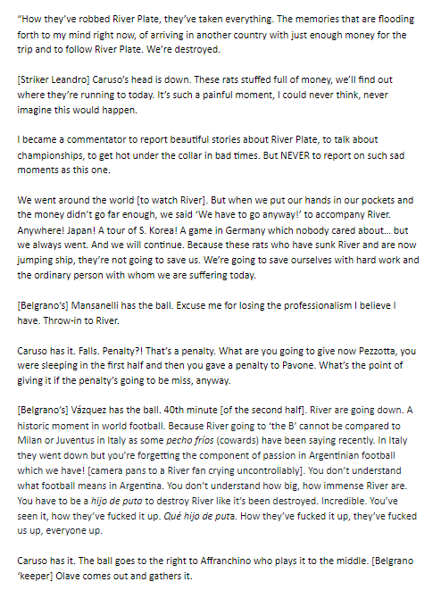Atilio Costa Febre on  @radiomitre, 26/06/2011  TRANSCRIPT translated by yours truly (with a little help from  @robertocoll88)