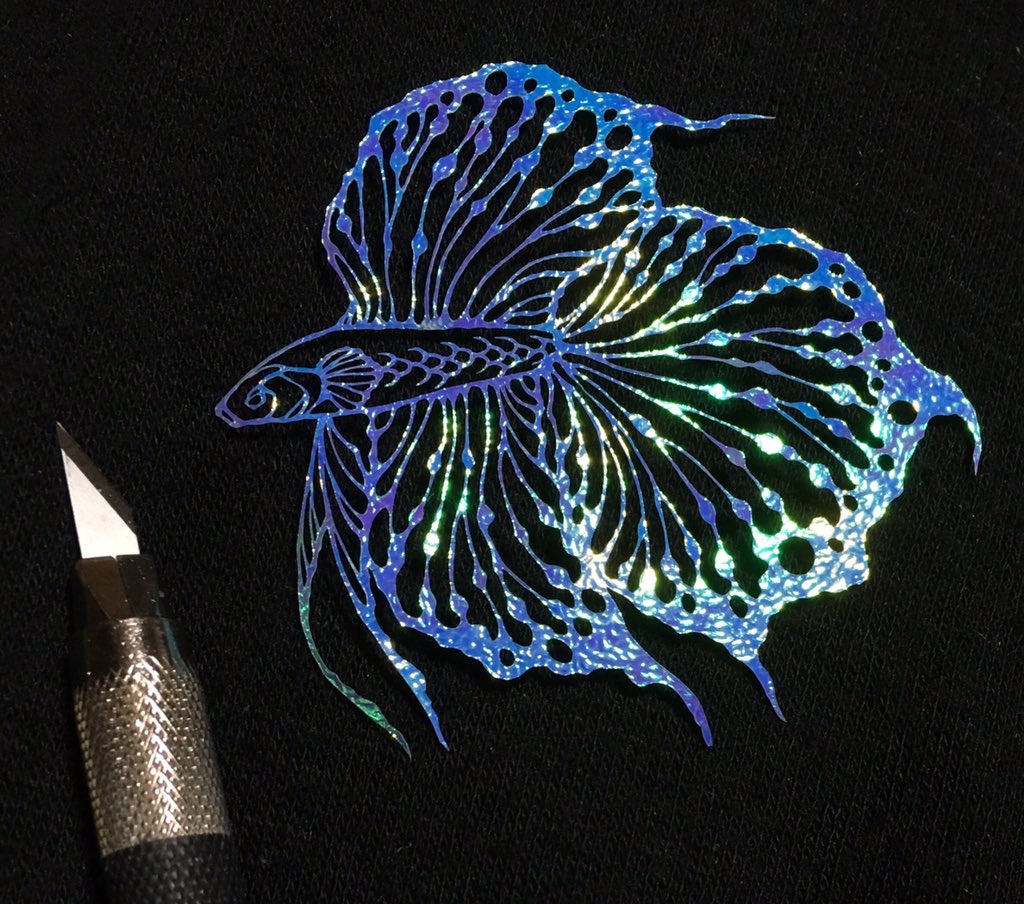 去年作った作品達③
#切り絵 