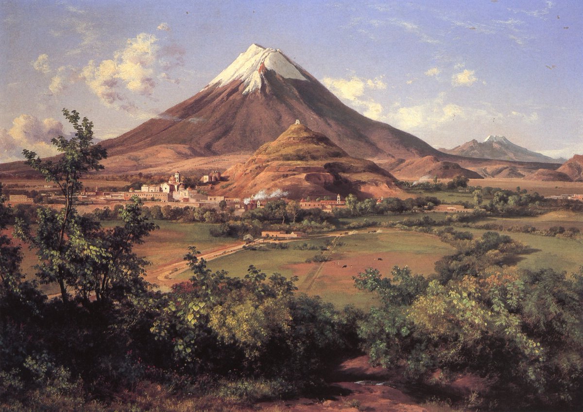 artist_velasco's tweet photo. Popocatépetl e Iztaccihuatl #mexicanart #velasco https://t.co/yoHl4YzfjP