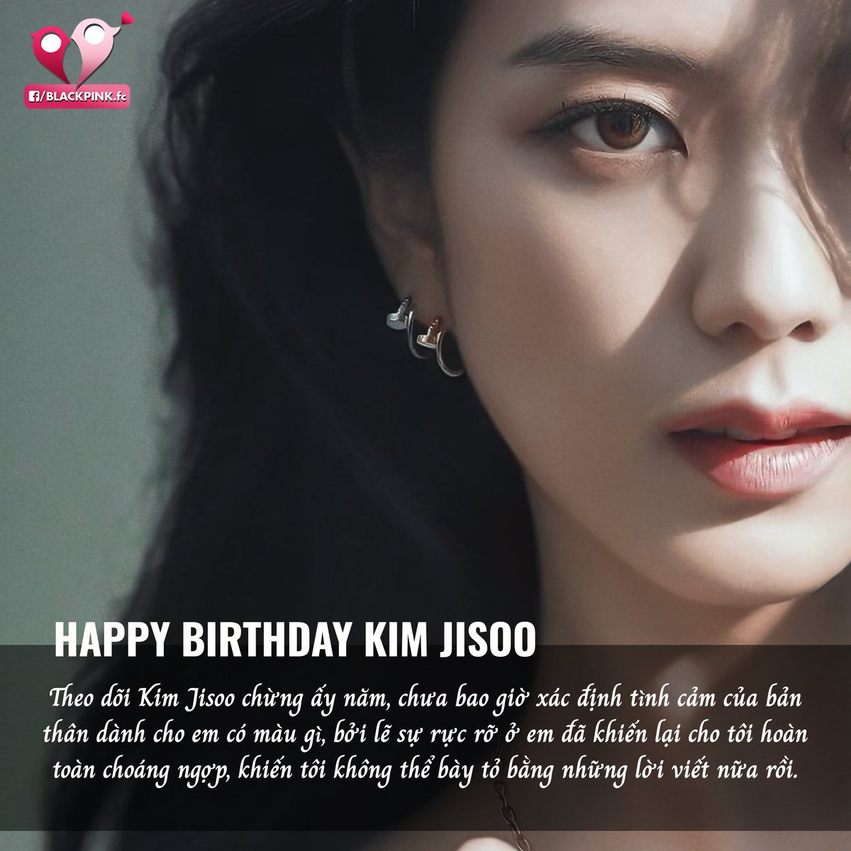 bpvnfc's tweet photo. HAPPY JISOO DAY
03.01
#JISOO @BLACKPINK
#WorldStarJISOODay
#우리의_월드스타_지수_데이
#올해의_시작은_지수와함께 https://t.co/F4rJpMSa5e