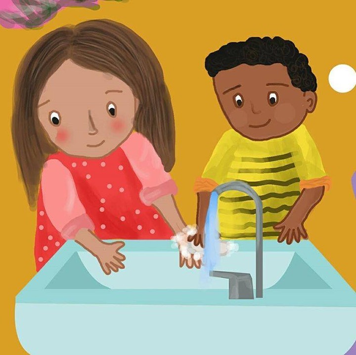UNICEF's tweet photo. Clean hands are a recipe for good health, especially during #COVID19.

“If children wash their hands properly, they can lead a healthy life.” Says Esha Chakma, 23, from Bangladesh who is the artist of this stunning illustration for @VoicesOfYouth. https://t.co/psRFOQQfIX