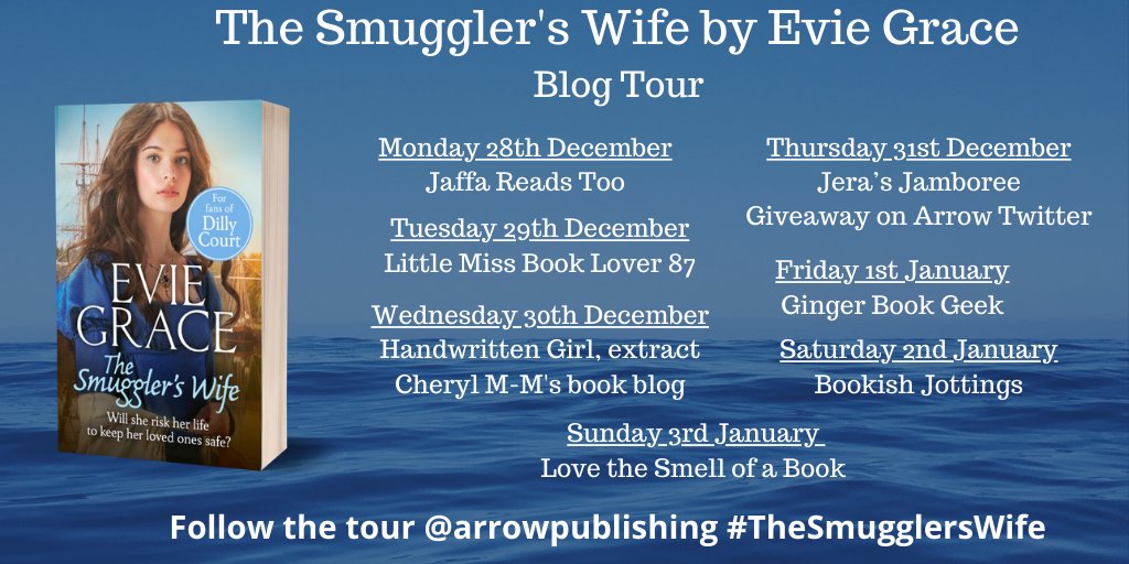 BookishJottings's tweet photo. Start the year off with a gripping and emotional #historical #saga. Read the @BookishJottings review for #TheSmugglersWife by @eviegrace2017 published by @arrowpublishing here: https://t.co/Y1LadDyP2L https://t.co/KoayRAt2h1