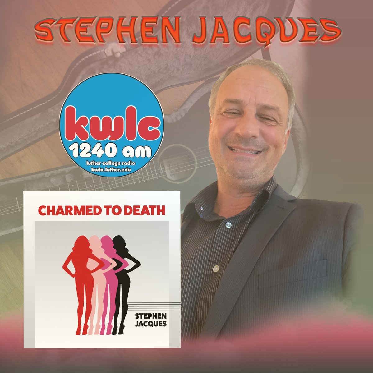 jacquesstephenr's tweet photo. Happy New Year! KWLC Radio  Thank you so much for keeping Charmed to Death in rotation! Best of luck @kwlc 

Check them out here: https://t.co/ZTdEh3P4Zt https://t.co/3RgtmQ2Ku9