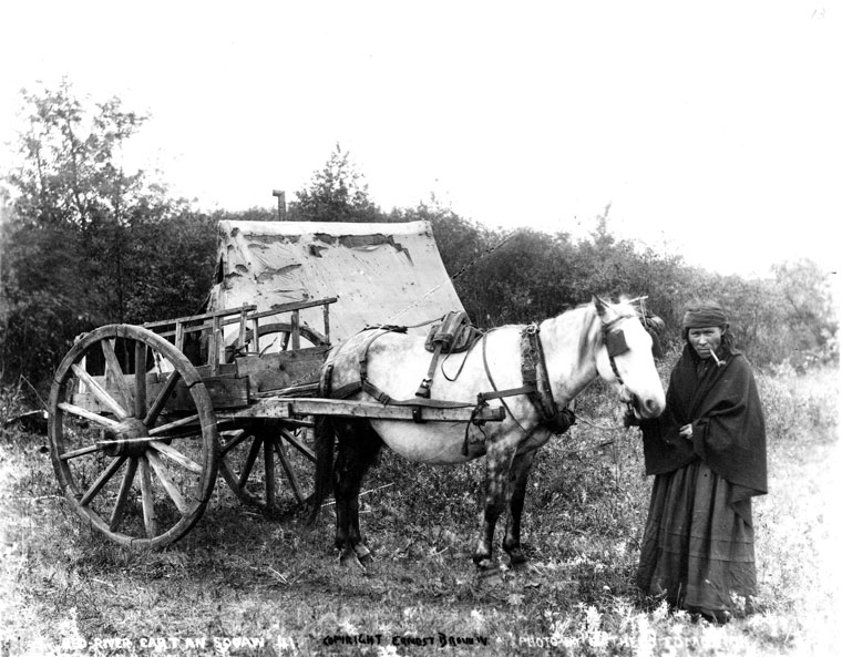 Stuthefarmer's tweet photo. "Mrs. Michel Vivier, resident at Buffalo Lake, 1873-1878."  #Prairies #PrairiePeople https://t.co/Qe6Ftw26h5