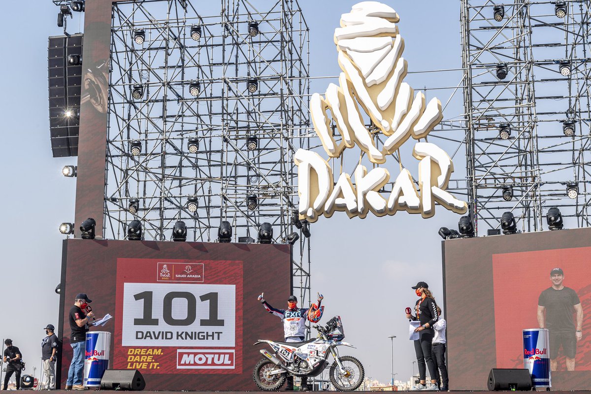 So happy and proud to start my 1st Dakar today after a tough few months to get here. Prologue was great to just refresh the brain etc on the navigation side. I’m ready for a tough 2 weeks riding, my goal is the finish line and to learn as much as I possibly can. Thank you 🇮🇲💪🏼