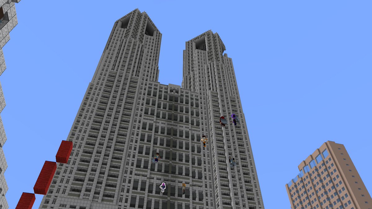 西新宿再現サーバー Minecraft Peach Man 2525 Twitter