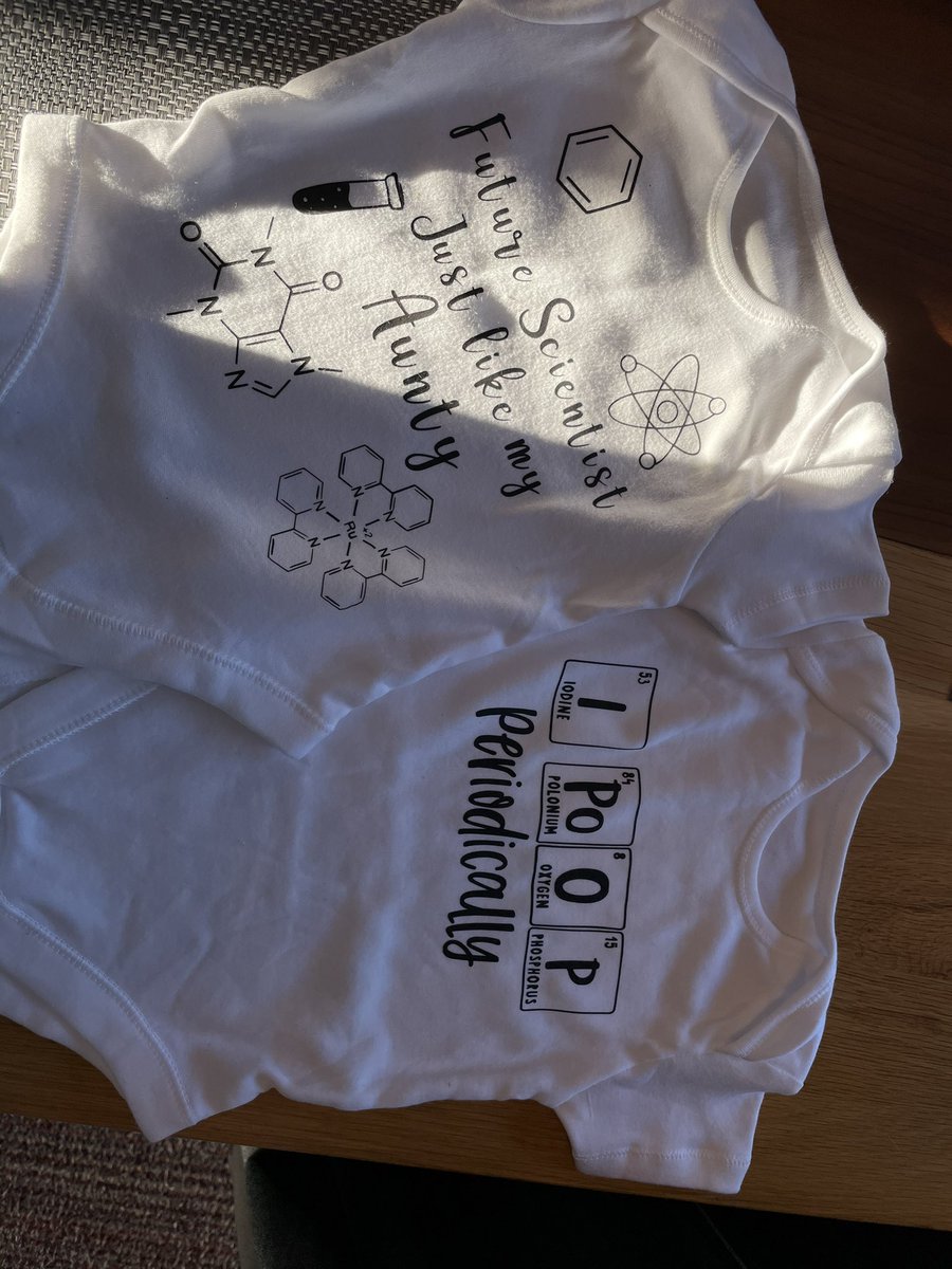 kellybrown_94's tweet image. Preparing to become an Aunty in the only way I know how .... by making sure my future niece is inundated with chemistry themed gifts 🙈👩‍🔬🧪 #futurechemist #babiesofstem