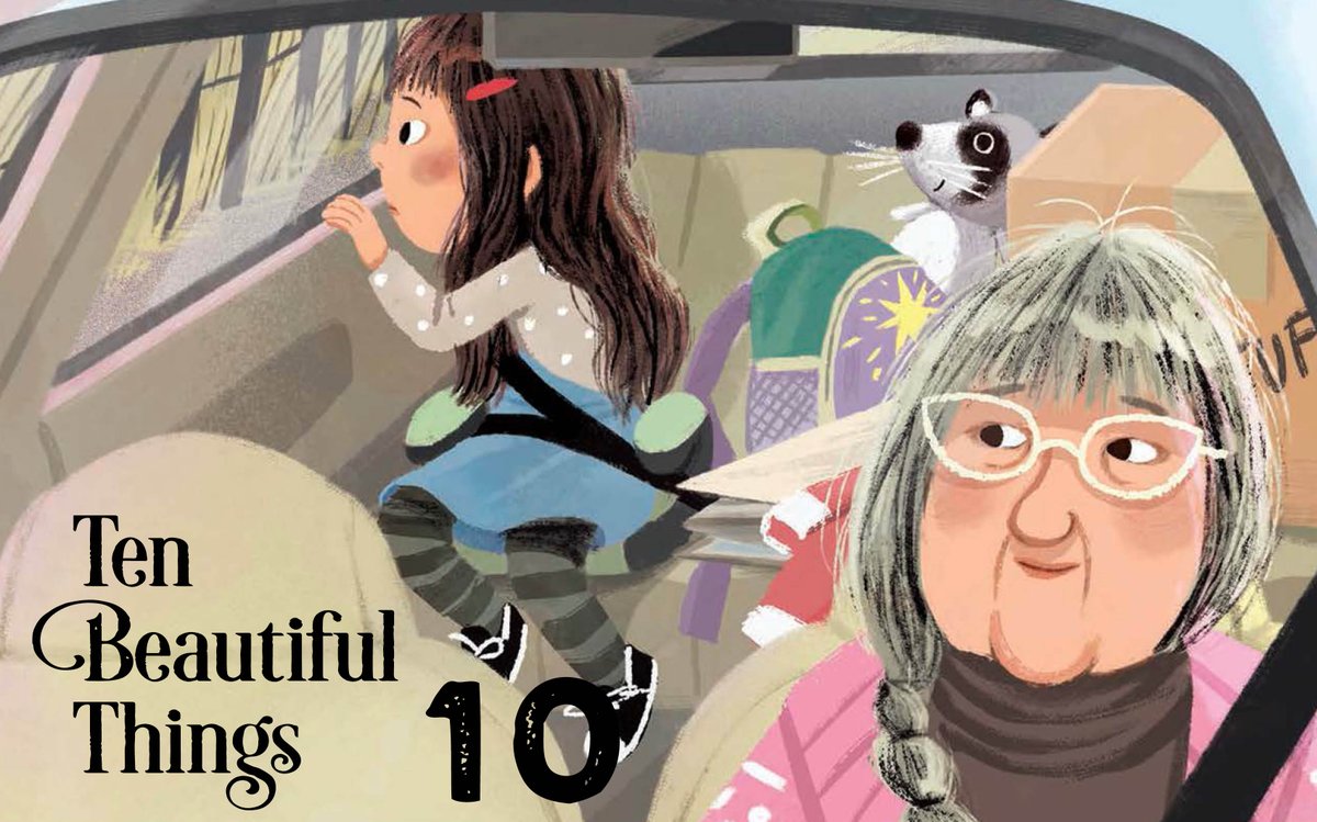 charlesbridge's tweet photo. We're kicking off 2021 with a #TenBeautifulThings countdown! When you go out into the world, what are ten beautiful things you see? 
@mbgriffinbooks
 #kidlit #edutwitter (#kidlitart by Maribel Lechuga from TEN BEAUTIFUL THINGS, coming Jan 12!) https://t.co/jNvGntbSEq