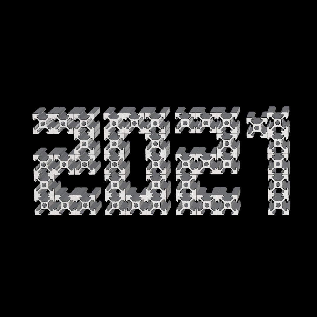 OpenBuilds's tweet photo. Wishing everyone happy and healthy 2021!
#OpenBuilds #OpenBuildsModularSystem #vslot #cbeam
#cnc #laser #3dprinter #plasma #drawbot https://t.co/mX4ujciu1d