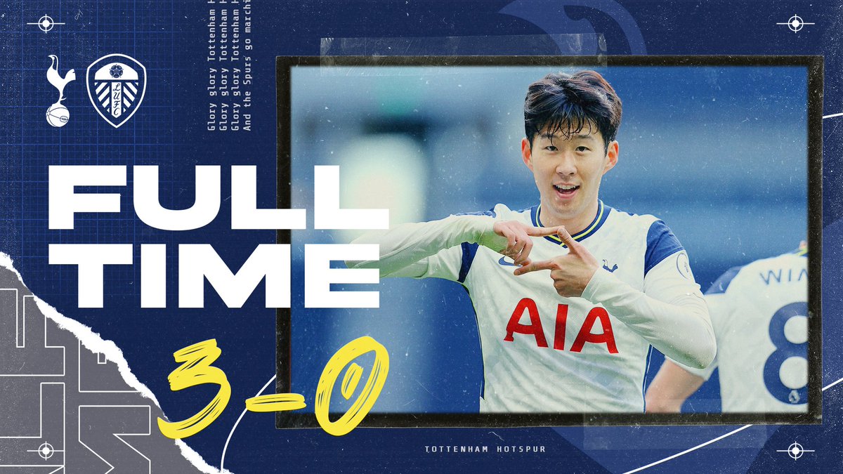 SpursOfficial's tweet image. 𝗙𝗨𝗟𝗟-𝗧𝗜𝗠𝗘 ⏱️ A strong display at Tottenham Hotspur Stadium as we return to winning ways in the @PremierLeague! 

⚪️ #THFC 3-0 #LUFC 🟤