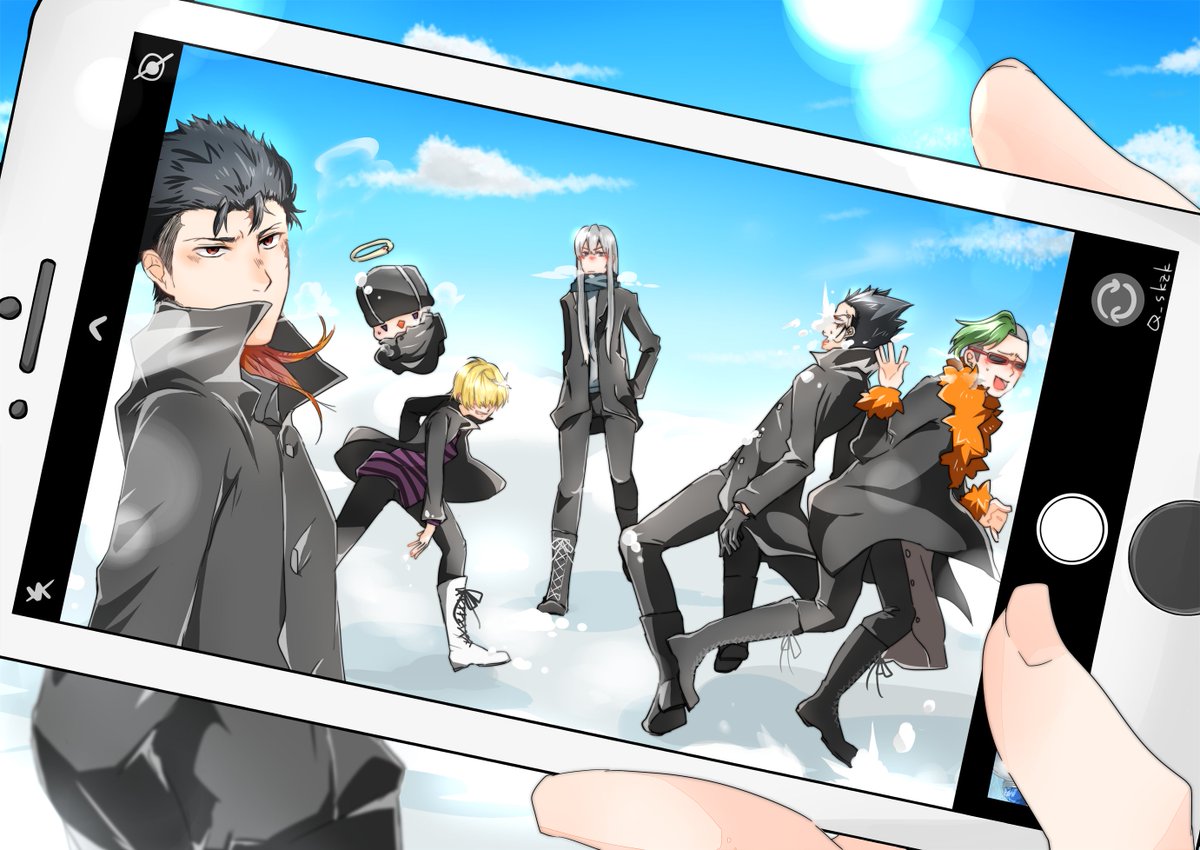 W旧坂 21描き初め こっち向いてヴァリアー