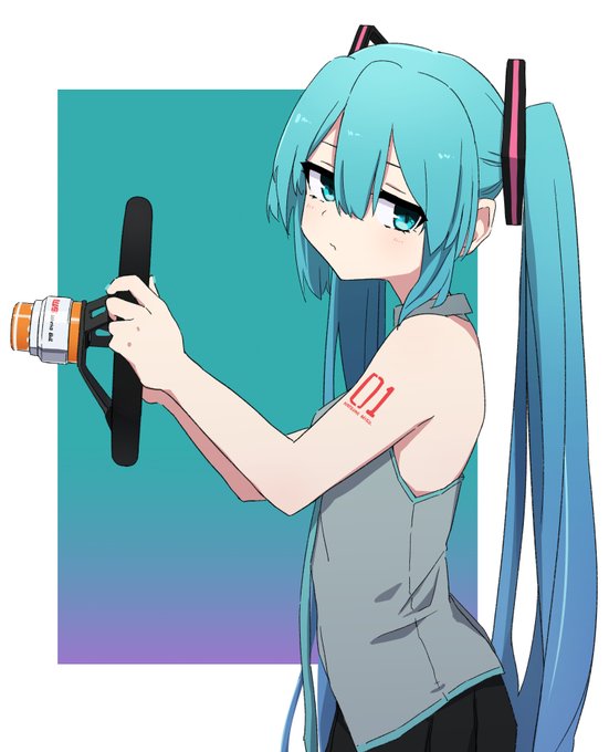 初音ミクを描きました 