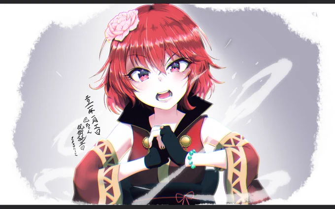 バチバチにかっこいいお嬢も好きです(直球告白) ハピバ!!!  #村上巴誕生祭2021 #村上巴生誕祭2021 