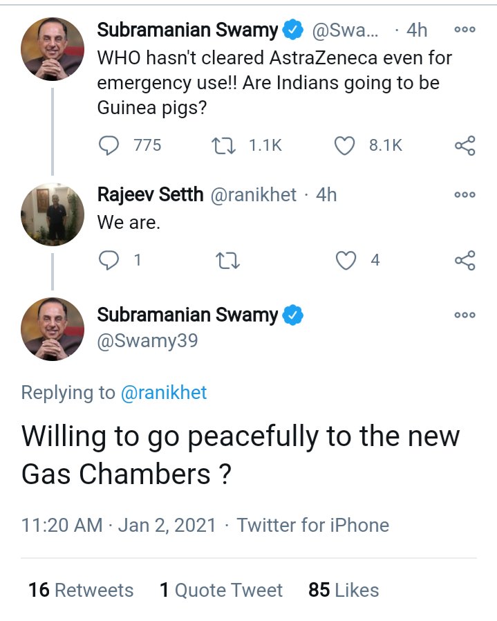 Father of Mrs Haider is creating fear when relief is in sight. I just posted a poll and expected someone to write his name. Unfortunately, people only voted, but haven't commented there.In this short thread, I will give few facts on "Gas Chamber" created for Indians in India.