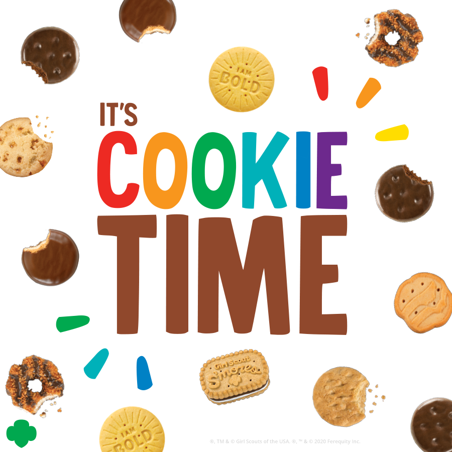 lisamarieotto's tweet photo. Louise's shop is open! Order for yourself, order for the troops, or send someone a Cookiegram: 
https://t.co/gRMkAicWcS https://t.co/oZtw82faVr