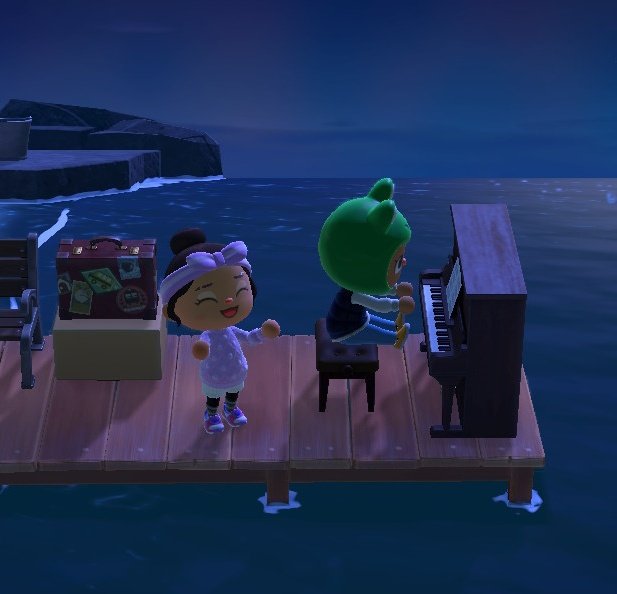 rosefallrep's tweet image. My friend just got animal crossing and wanted to come over to my island 🤣