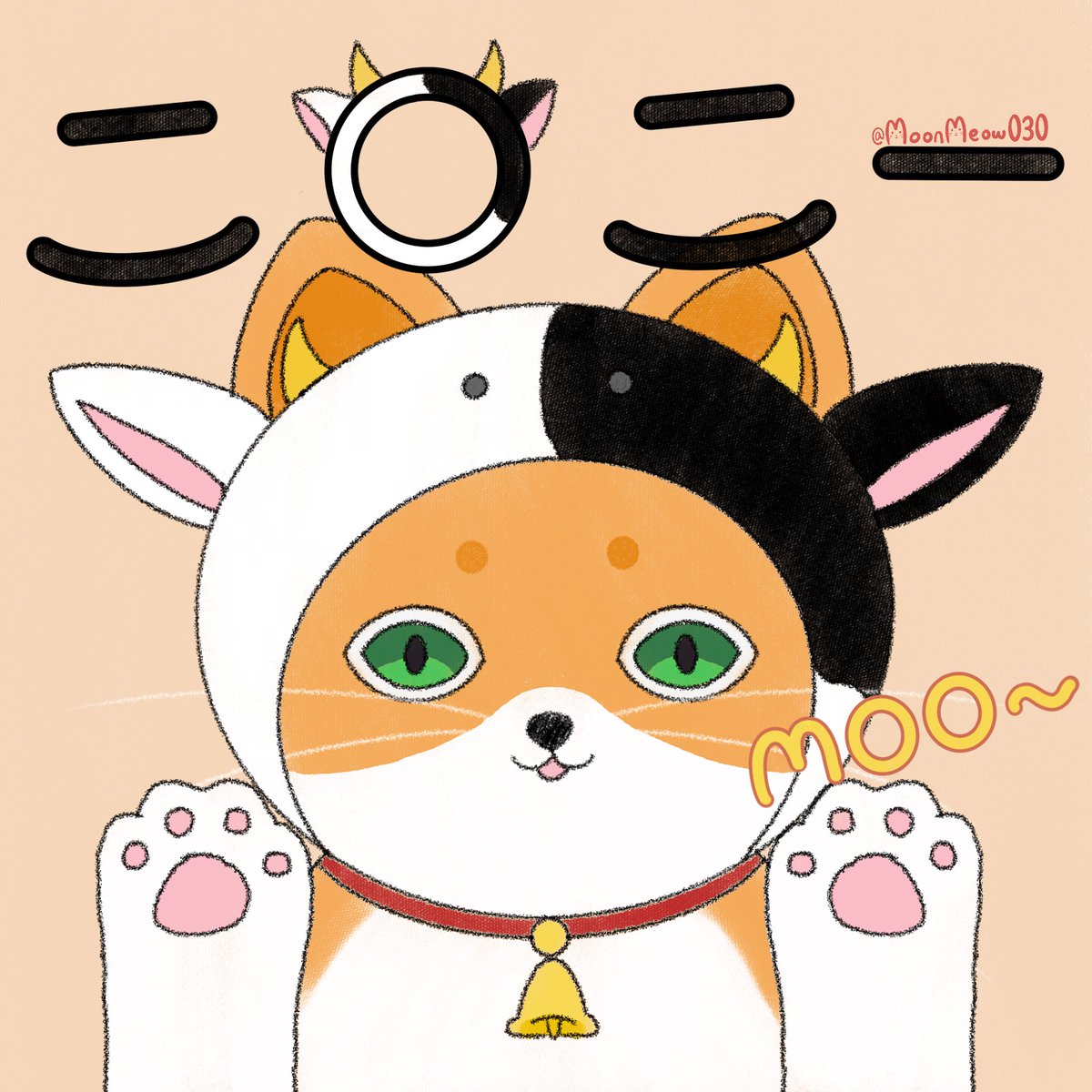 MoonMeow030's tweet photo. 《19.MOO~》

2021 Happy Near Year 🐮

#貓 #牛 #可愛い #新年 #2021 #日常 #電繪 #繪畫 #插圖 #插畫 #原創 #香港插畫 #香港插圖 #香港原創 #cat #cow #cute #moo #newyear #happynewyear #dailyarts #digitalart #painting #drawing #illustration #hkdrawing #hkillustrations https://t.co/f2nbeH5iFF