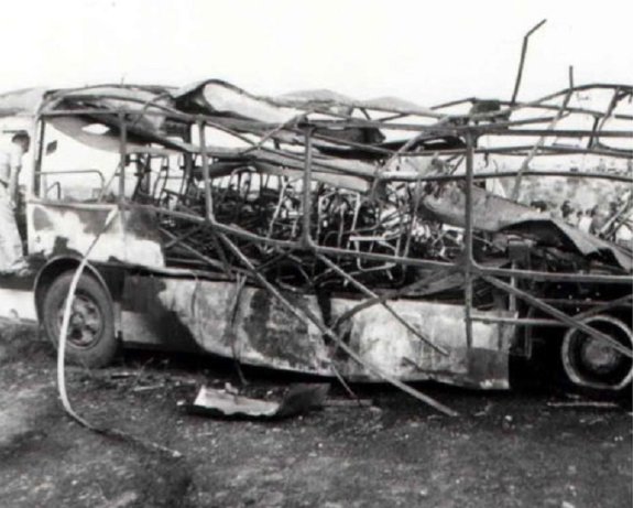 _qrbg's tweet photo. The explosion of the Tbilisi-Agdam bus is a terrorist act that killed 20 people and injured 30 others when the Tbilisi-Agdam bus was blown up by Armenians on August 10, 1990.  
#armenianterrorism https://t.co/WznbgxFTSD