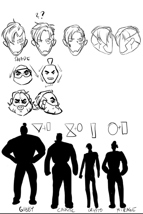 this is the not so interesting magic going on behind my character studies lol 