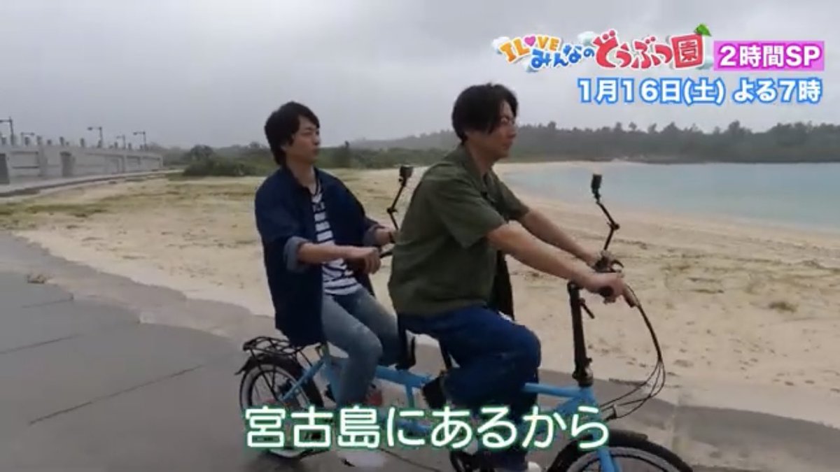 108RYanryan's tweet photo. こうやって翔ちゃんと相葉くんが一緒に自転車漕いでるのなんてみたら、嵐の活動休止なんて嘘なんじゃないかって思ってしまう。2021年も変わらない関係でいてね嵐さん。1月16日 #みんなのどうぶつ園 楽しみにしてます☺️
映像はYouTube限定で公開されてるよ、、ほっこり映像だよ https://t.co/NyS5aVph6Y