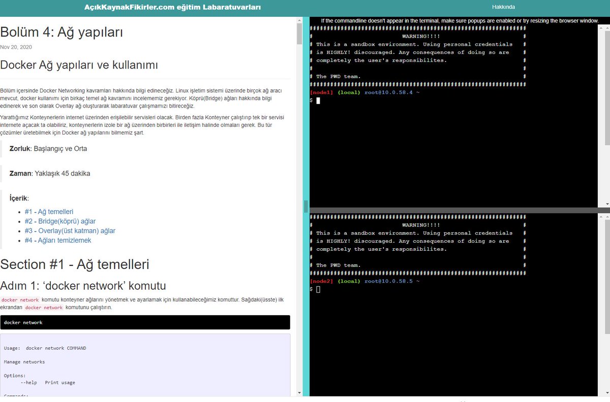 senolcolaks's tweet photo. Ücretsiz Docker eğitimimiz yayında.
Docker 101 eğitimi ile Docker içinde imaj oluşturabilir, docker komutlarını öğrenip docker servislerini canlı bir şekilde deneyebilirsiniz.
https://t.co/IXn9HzlYpr
#opensource #acikkaynakfikirler #opensourceideas #linux #docker https://t.co/HtVr7BkpI4