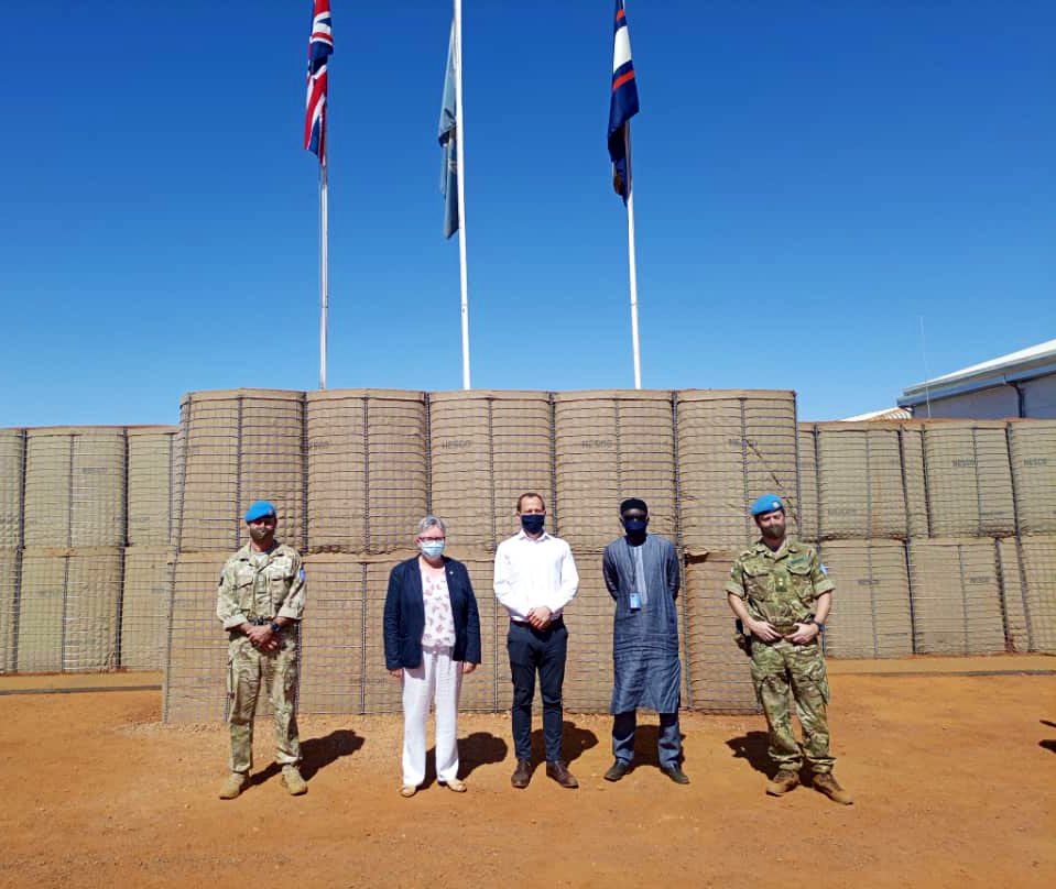 clemnaylor's tweet photo. It was excellent to visit the British peacekeeping deployment in Gao this week as they prepare for their first operations. Lots of excitement and ideas from the contingent and @UN_MINUSMA leadership about how they can have an impact on the ground 1/5 https://t.co/KoQhfjBHzT
