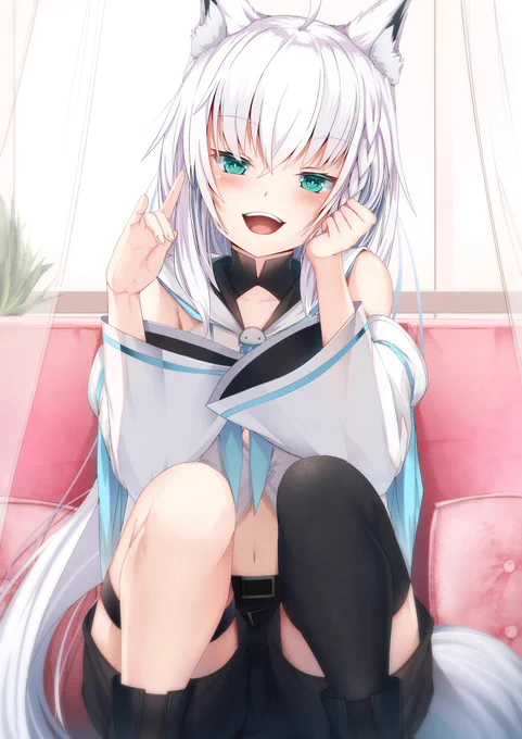 描き始めはフブキちゃん #絵フブキ 