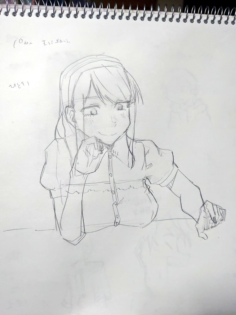 これは上手に描けたサヤ氏と
クソヘタなほたるさん 