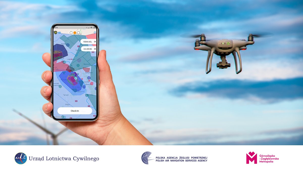 ULC_GOV_PL's tweet photo. Wypróbuj aplikację Droneradar zintegrowaną z Systemem PansaUTM i miej drony pod kontrolą! 🛰
Partnerem akcji jest @PANSA_PL oraz @metropoliagzm
 
#dronypodkontrola #drony #drones #SafetyFirst #ILOVEdrones #mamdronypodkontrola #UrzadLotnictwacywilnego https://t.co/4IGGUuq4Op