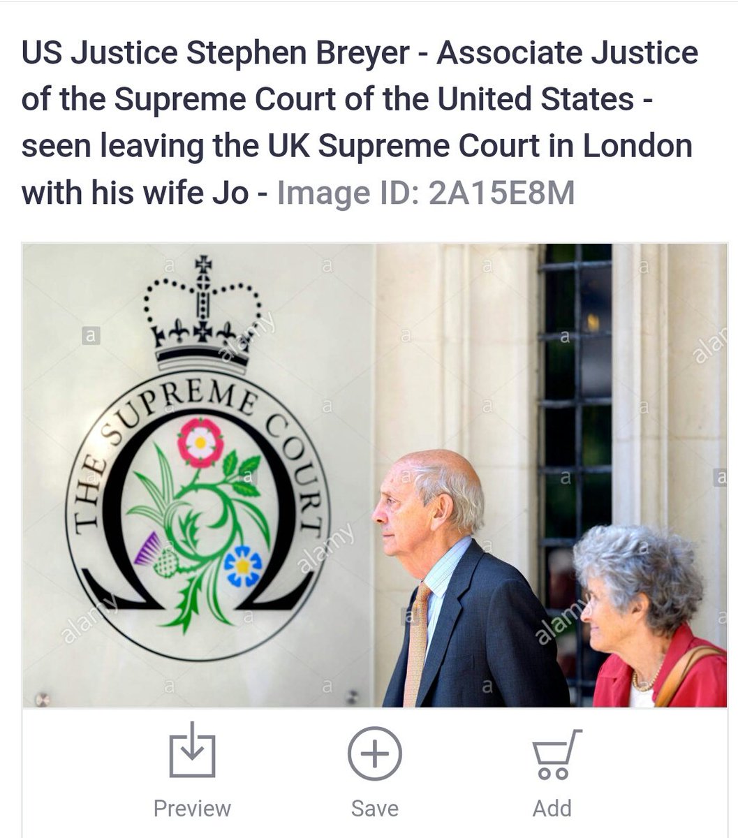 12. Beyer has been on the bench since 94. Its mind boggling to think of the circle of influence here with this one. Did Pearson get contracts bc of the Justice? SC Justice Breyer and his wife Sept. 2019.