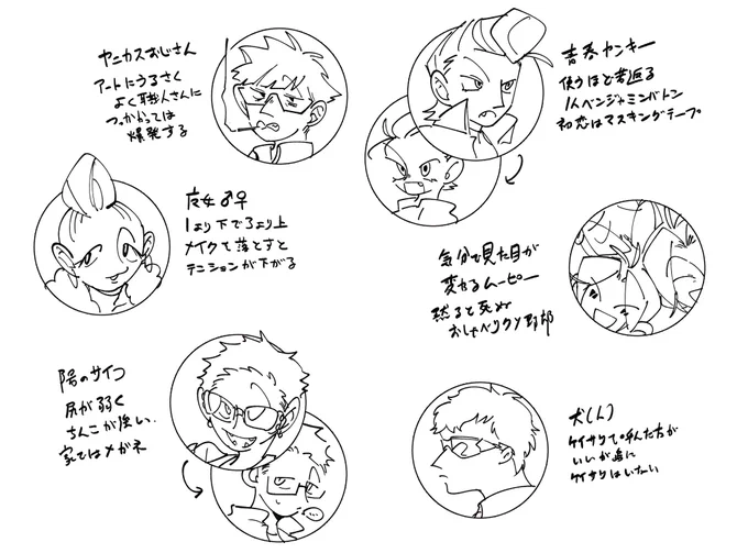 ※擬
ざっくり幻覚相関図あげてなかったなと気づいた 
