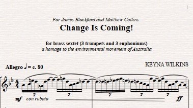 Keynawilkins's tweet photo. My first new year project is composing for top Sydney musicians James Blackford (#euphonium) Matthew Collins' (#trumpet) exciting #newmusic 6 piece recording project. Thank you to NSW Govt and Create NSW for supporting the project! 

#isomusic #sextet #brassensemble #newbrass https://t.co/gZGqrUCDfx