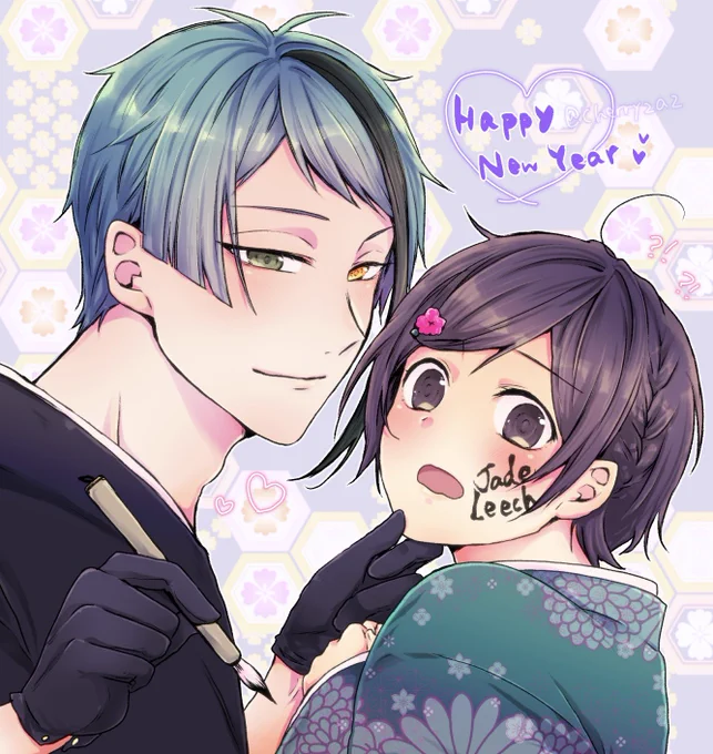 #twstプラス #twst_NL
ジェイ監♀/ジェ監※顔有
描き初め!お正月っぽい罰ゲームで我の強さを発揮する?
2枚目はわちゃわちゃした差分 