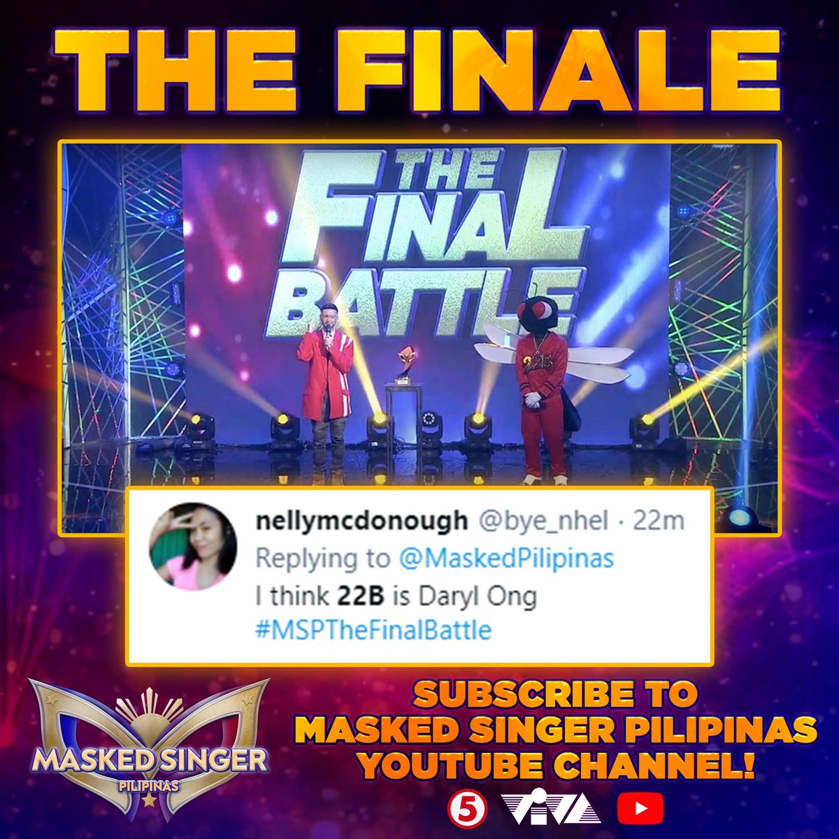 MaskedPilipinas's tweet photo. Miss mo na ba ang nakaka-in love na boses ni 22B? Balikan ang mga nakakakilig na mga performances niya sa https://t.co/IfNW0hDV9Q https://t.co/Xg8GikFfKC