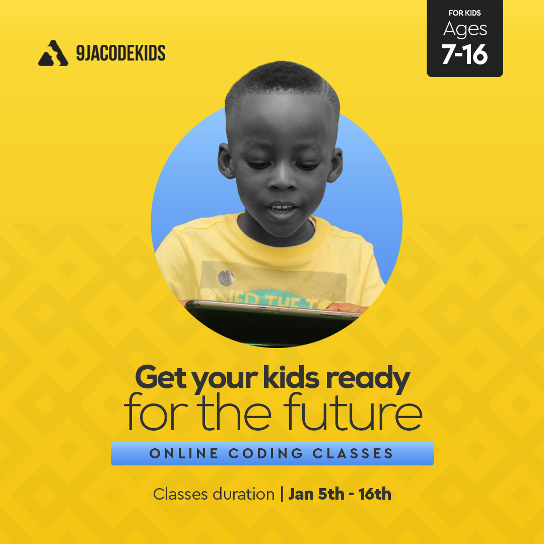 9jacodekids's tweet image. Our New year online code camp is Coming with a Fresh Package just for your kids. Don't let them miss out.
Class Duration: Jan 5th-16th
Available for kids age 7-16
.
Send us a DM or call us on 08105082289 to Enroll
.
#9jacodekids #codeiscatchingme #codinglessonsforkids...
