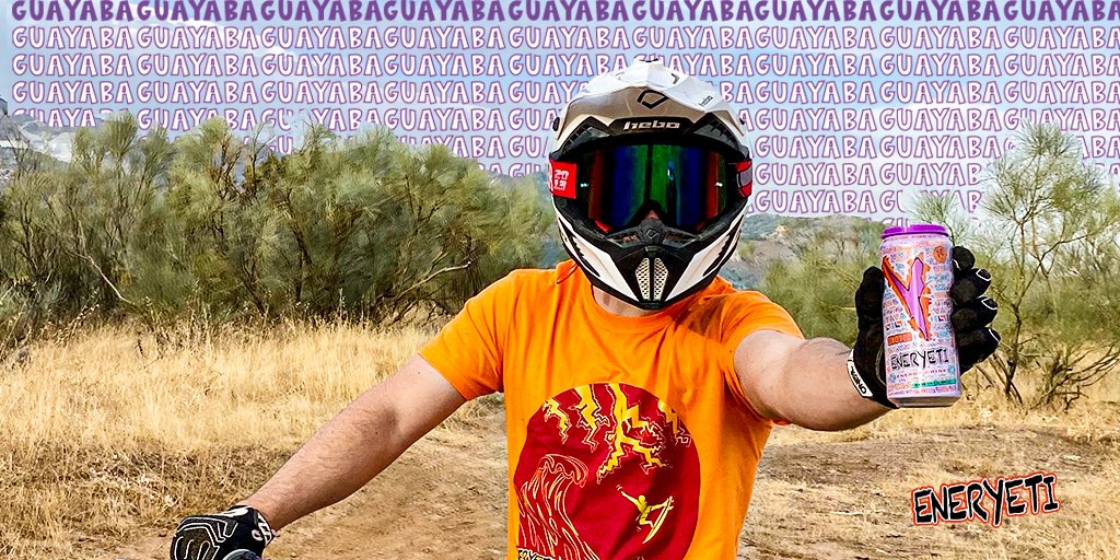 EXOTIC, tu compañero más crazy 🤪 ¡Se apunta a todo! 🛵
Su dulce sabor a #GUAYABA apagará tu sed y te cargará las pilas allá donde vayas.

 📸Ph: <a href="/halfenduro/">HalfEnduro</a>