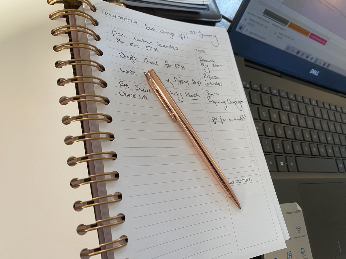 Loving my #powerplanner today’s main tasks plan some great #content for <a href="/Refined_Team/">Refined Marketing</a> and  #goforawalk in our beautiful countryside #westlancashire 

#copywriter #content #smallbusiness