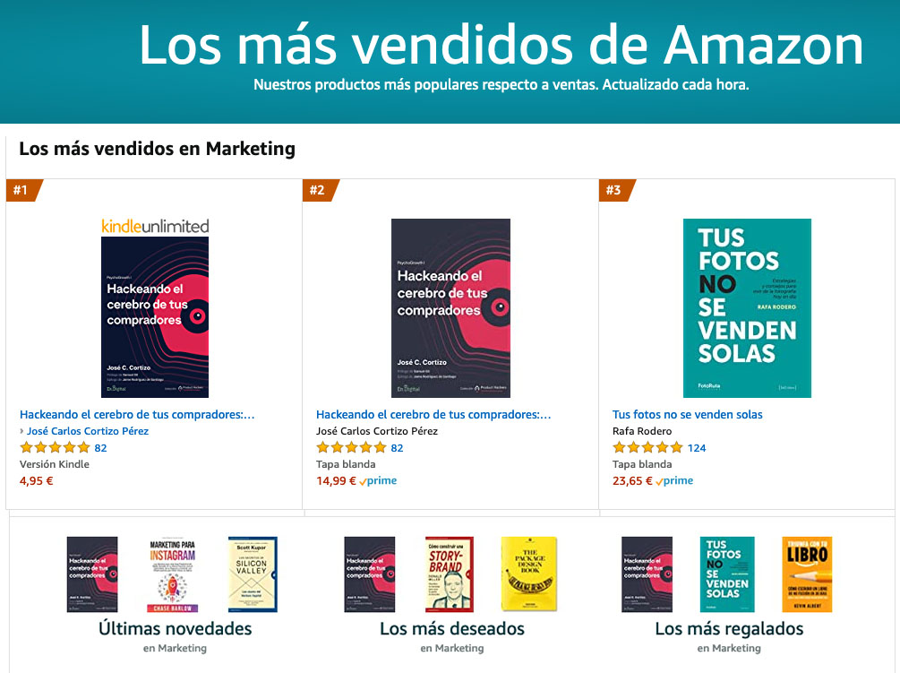 Empezando el año a tope, con #PsychoGrowth siguiendo en el top del ranking de #marketing en Amazon, casi 2.000 ejemplares vendidos y ya +80 reviews. Si todavía no lo tienes... ¡Pídeselo a los reyes magos! amzn.to/3n0WoMM