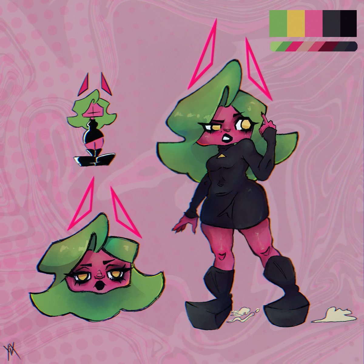 yix_durden's tweet photo. -
<< New girl✨ >>
-
#illustration #characterdesign #characterdrawings #oc #originalcharacter #demon #demoncharacter #goth #gothgirlfriend #gothdrawing #animation #anime #рисунки #иллюстрация https://t.co/IR2M8xGbjz