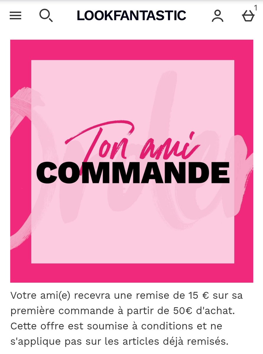 avisbeaute's tweet photo. Réduction de 15€ pour vous chez #lookfantastic ou j'achète 90% de mes cosmétiques.
https://t.co/mFc9s5PGEk
Avec mon code TARAUD-R3
#parrainage #codereduction #codeparrainage
#codepromo https://t.co/icq3AIVvau