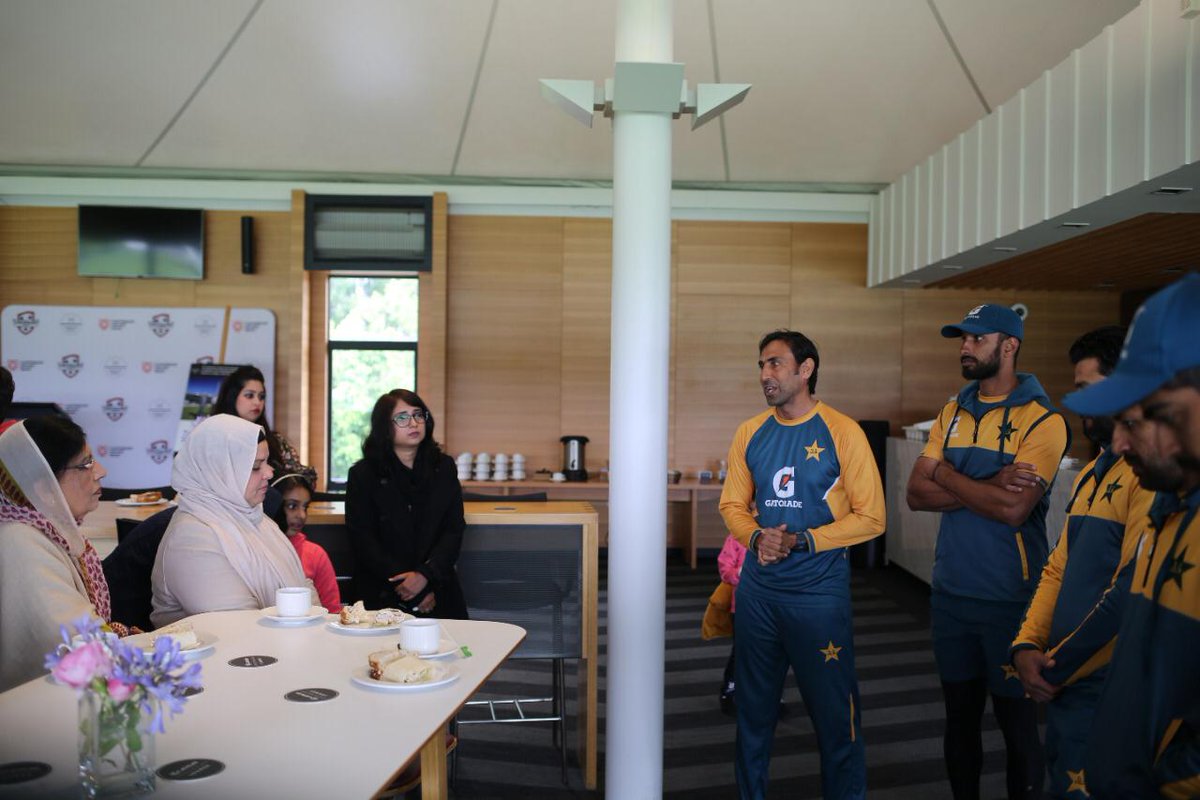 News99P's tweet photo. Pakistan Cricket Team's test squad met Christchurch Mosque Attack effectee families at Hagley Oval.
#Pakistan #Cricket #PCB @TheRealPCB #Test #Christchurch #ChristchurchMosque #NewZealand #PAKvNZ https://t.co/gi3StBofqF