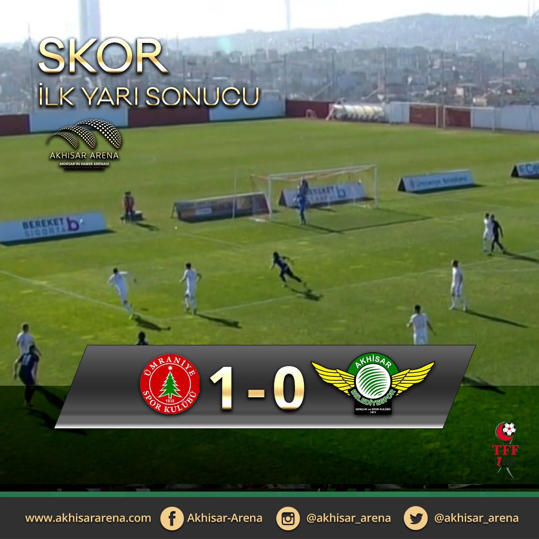 akhisar_arena's tweet photo. Ümraniyespor:1-0:Akhisarspor #akigo #akigolar #akhisar #akhisarspor #akhisararena https://t.co/2mUguG67b3